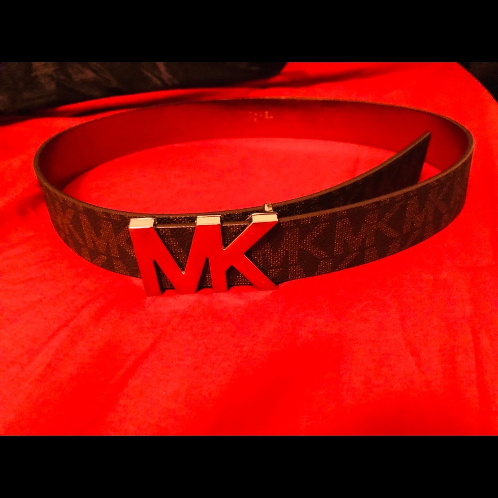 Michael Kors logo belt